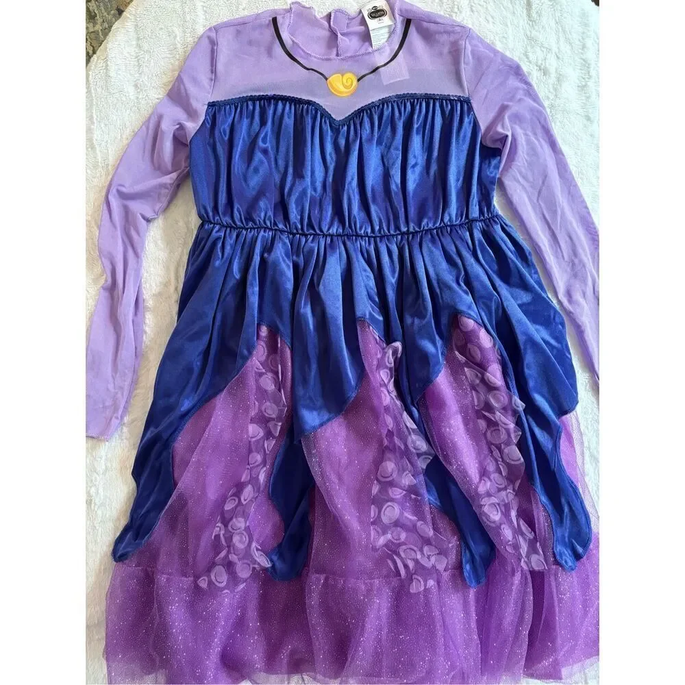 Disney Classic Little Mermaid Ursula Costume Size 10-12